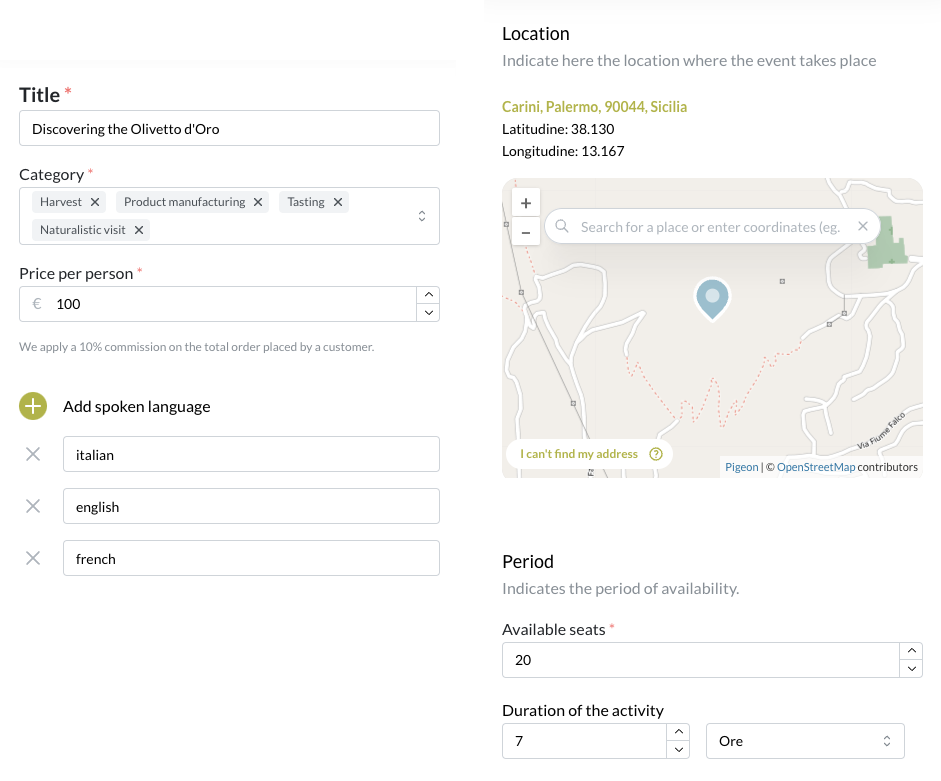 Manage your experiences intuitively